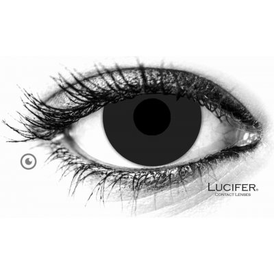 Lucifer Crazy čočky - nedioptrické - BLACK OUT 2 čočky – Zbozi.Blesk.cz