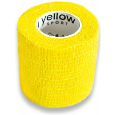yellowBAND Kohezivní obinadlo 5 cm žlutá – Hledejceny.cz