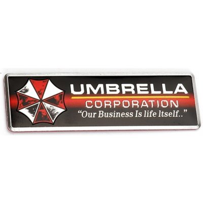 Samolepka (na auto) Resident Evil - Umbrella Corporation - 3D (16)