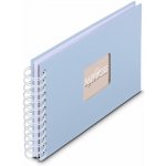 Hama album klasické spirálové FINE ART 24x17 cm, 50 stran, lagoon, bílé listy – Hledejceny.cz