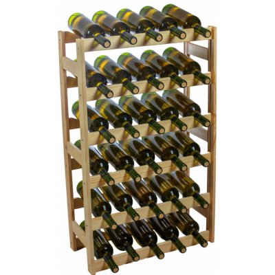 Stolmak Stojan na víno dřevěný bezbarvý pro 30 lahví – Sleviste.cz