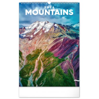 nástěnný Hory 33 x 46 cm 2026 – Zboží Dáma