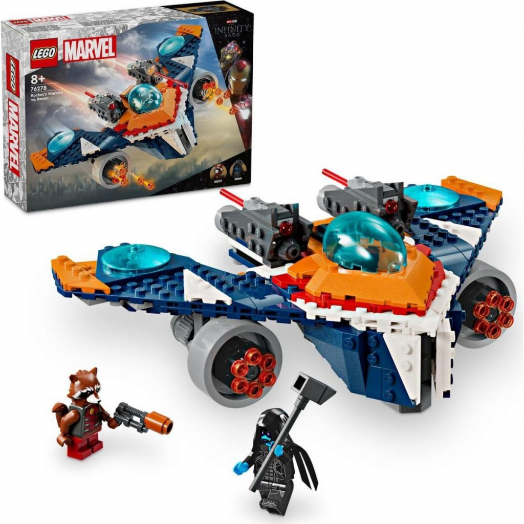 LEGO® Marvel 76278 Rocketův tryskáč Warbird vs. Ronan