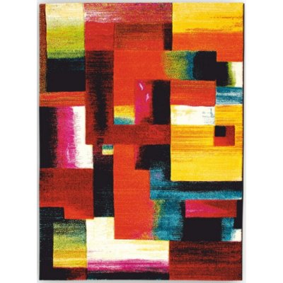 Nej-koberce Folk 3D geometrie multikolor – Sleviste.cz