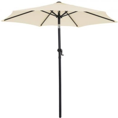 FurniGO Zahradní slunečník Fiji 200cm béžový – Hledejceny.cz