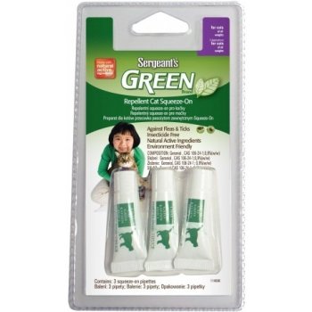 Sergeant's Green Spot-on pro psy do 12 kg 3 x 2,5 ml