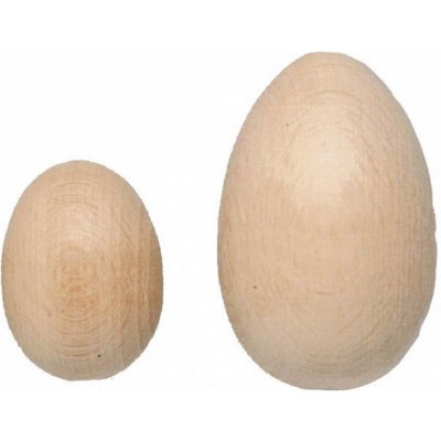 Dřevěné vejce kraslice červená