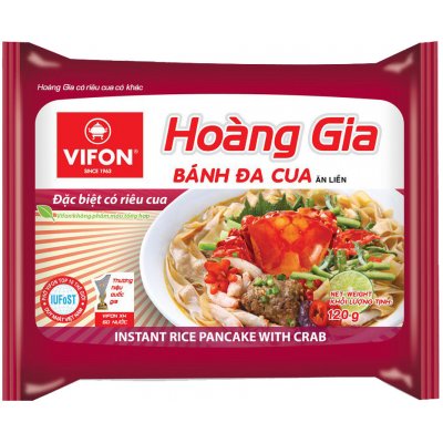 Vifon Hoang Gia instantní polévka Banh Da Cua 120 g – Zbozi.Blesk.cz