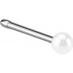 Šperky4U piercing do nosu do nosu perlička N01048WH – Zboží Dáma