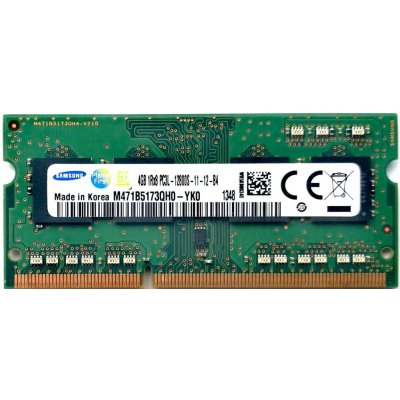 Samsung SODIMM DDR3L 1600MHz 4GB CL11 M471B5173QH0-YK0 – Zboží Živě