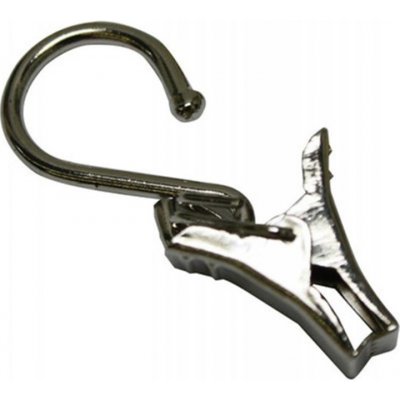 Gardinia Háčky se žabičkou na lankovou soupravu kovové, nikl, 20 ks – Sleviste.cz