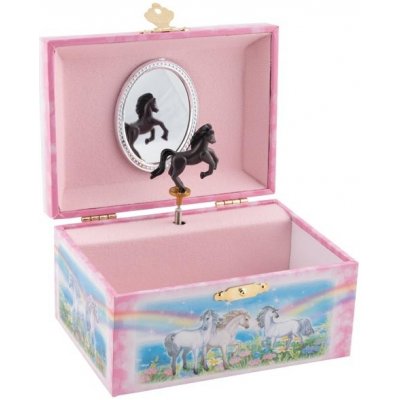 Goki Hrací skříňka Koník s písní Labutí jezero 15557 – Sleviste.cz