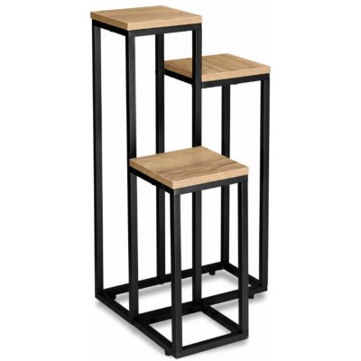 EDENIA Vysoký stojan na 3 květiny Bios 34 x 34 x 67 cm – Sleviste.cz