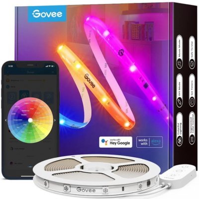 Govee WiFi RGBIC Smart PRO LED pásek 10m extra odolný – Zboží Mobilmania