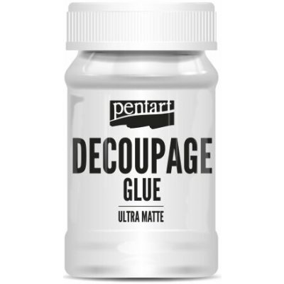 Pentart Lepidlo a lak na Decoupage 100 ml ULTRA MAT – Zboží Dáma