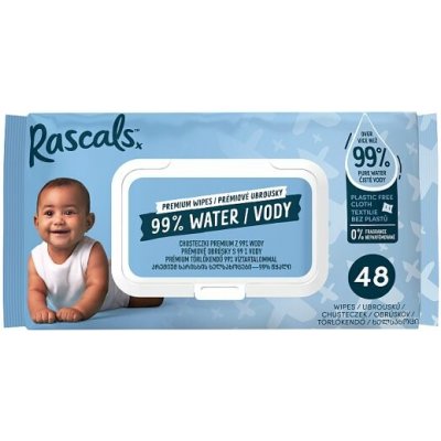 Rascals Prémiové ubrousky 48 ks – Hledejceny.cz