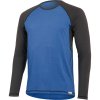 Pánské sportovní tričko Lasting Mario pánské vlněné merino triko 5180 modrá