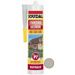 Soudal stavební silikon 300 g šedá – Hledejceny.cz