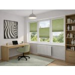 Zebra-Shop Plissé Lux Zatemňující Duo Olivová PM08 76 x 151-190 cm – Hledejceny.cz