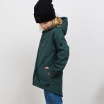 Dětský softshellový oversize kabátek jedlový zelená – Zboží Dáma