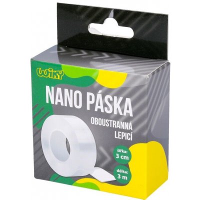 Nano Oboustranná lepící páska 3 m x 3 cm – Hledejceny.cz