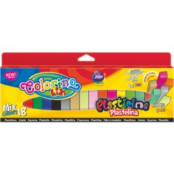 Patio Colorino plastelina 18 barev MIX hranatá