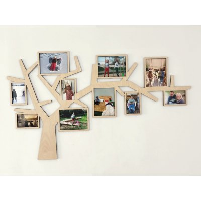 MAJADESIGN Fotorámeček - Dřevěný strom EDGE – Zboží Mobilmania