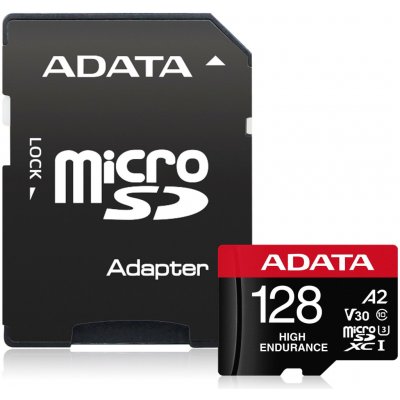Adata Micro SDXC 128GB High Endurance AUSDX128GUI3V30SHA2-RA1 – Zboží Mobilmania