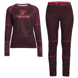 Tenson Core Baselayer W vínový