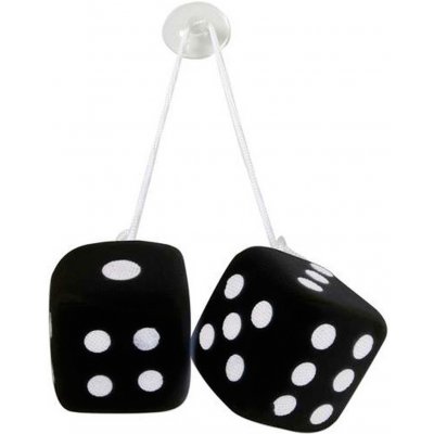 Plyšové dekorační kostky do auta 6x6 cm – Zboží Dáma