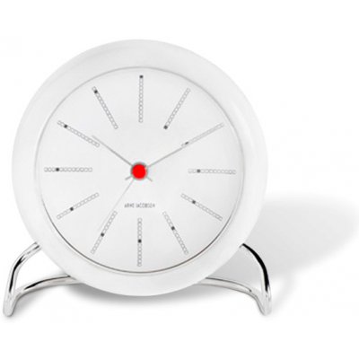 Arne Jacobsen Clocks Bankers White 11 cm – Zboží Dáma