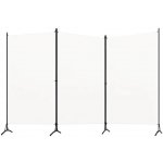 VidaXL 3panelová Paraván bílá 260 x 180 cm – Zboží Mobilmania