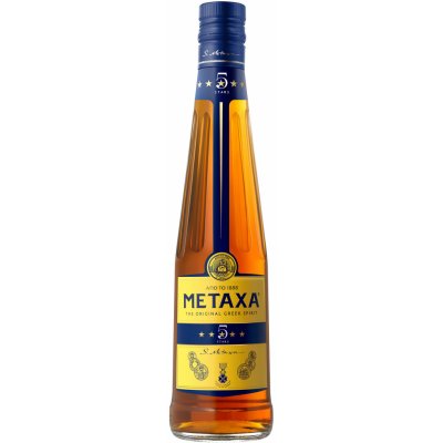 Metaxa 5* 38% 0,5 l (holá láhev) – Sleviste.cz