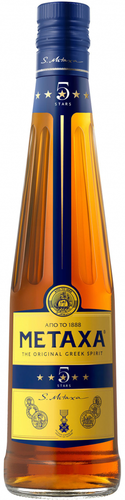 Metaxa 5* 38% 0,5 l (holá láhev)