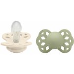 Bibs Infinity symetrické dudlíky silikon 2ks Ivory + Sage – Zboží Dáma