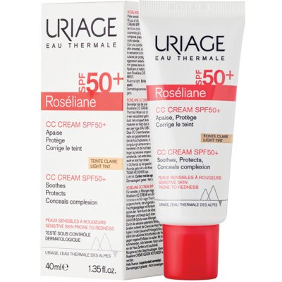 Uriage Roseliane CC Crème SPF50+ hydratační a ochranný krém 40 ml