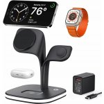 Tech-Protect A12 3in1 Stand & Wireless Charger černá – Hledejceny.cz
