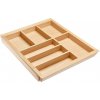 In-Design Příborník dřevěný REGUL do zásuvky hloubky 450 - buk Pro vnější šířku skříňky: 600 - 1000 mm