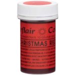 Sugarflair Gelová barva potravinářská Vánoční červená 25 g – Zboží Mobilmania