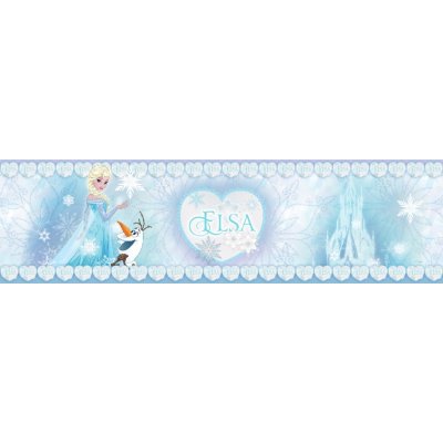 AG Design WBD-8088 Samolepicí bordura pro děti Ledové království Frozen - Elsa, rozměry, rozměry 0,14 x 5 m – Zboží Mobilmania