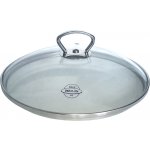 Belis Skleněná s nerezovým úchytem 24cm – Zboží Dáma