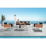 Higold Zahradní sestava HIGOLD II - York Lounge White/Black Olefin – Hledejceny.cz