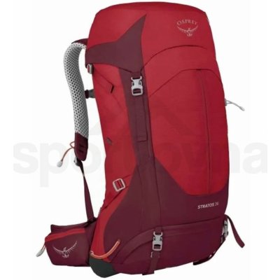 Osprey Stratos III 36l poinsettia red – Zboží Mobilmania