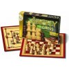 Šachy Šachy, dáma, mlýn dřevěné figurky a kameny 35x23x4cm