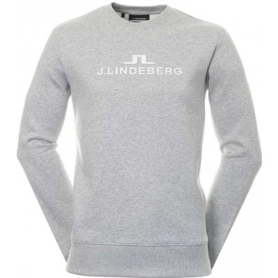 J.Lindeberg Alpha Crew Neck panske light grey melange