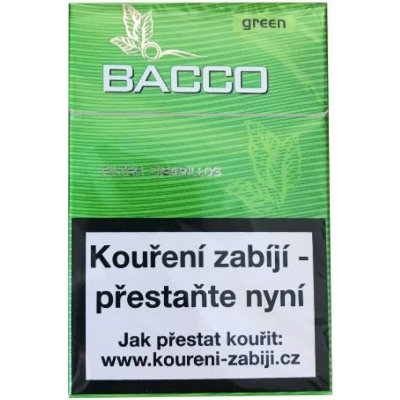 Bacco Filter Cigarillos Green 17 ks – Zbozi.Blesk.cz