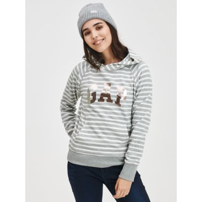 Gap Logo arch hoodie šedá – Zboží Mobilmania