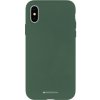 Pouzdro a kryt na mobilní telefon Apple Pouzdro Mercury Silicone iPhone XS / X zelené