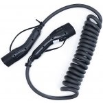 Sectron 22kW nabíjecí kabel elektromobilu Type 2 Type 2 400V 3×32A 10m spirálový – Zboží Mobilmania