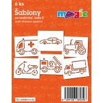 Papírové šablony MAGIC sada E Pozemní doprava – Zboží Dáma